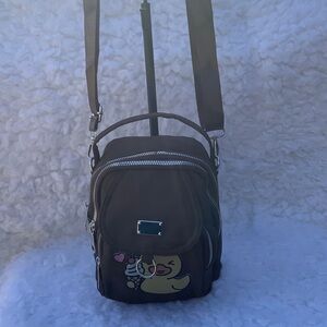 Crossbody Bag with Duck Patch Brown (New in Package)